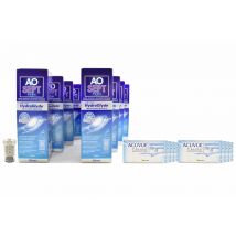 Acuvue Oasys for Astigmatism 8 x 6 Zwei-Wochenlinsen + AoSept Plus HydraGlyde Jahres-Sparpaket