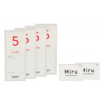 Miru 1 Month Toric 2 x 6 Monatslinsen + Lensy Care 5 Halbjahres-Sparpaket
