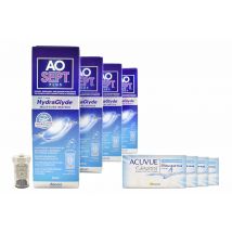 Acuvue Oasys for Astigmatism 4 x 6 Zwei-Wochenlinsen + AoSept Plus HydraGlyde Halbjahres-Sparpaket