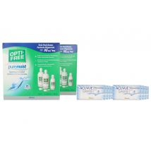 Acuvue Oasys 8 x 6 Zwei-Wochenlinsen + Opti Free Pure Moist Jahres-Sparpaket