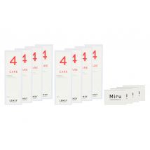 Miru 1 Month Spheric 4 x 6 Monatslinsen + Lensy Care 4 Jahres-Sparpaket