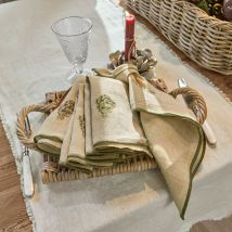 Lot de 4 serviettes de table Myka