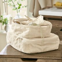 Lot de 2 trousses de toilette Invarel