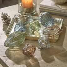 Lot de 8 boules de Noël Azélisse