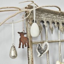 Lot de 4 décorations à suspendre Walbert