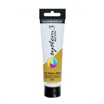 Daler-Rowney System3 Acrylic Paint 150ml Cadmium Yellow Deep (Hue)