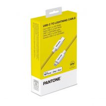 Pantone USB-C Lightning Cable Yellow