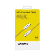 Pantone USB-C to USB-C Cable Yellow