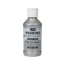 Pebeo - Silver - Pouring Experiences Acrylic 118ml