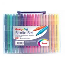 Pentel Arts Studio Set of 40 Fibre Tip Pens