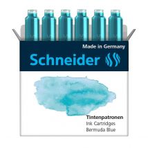 Schneider Ink Cartridge Pack of 6 - Bermuda Blue