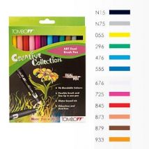 Tombow Brush Pen Set of 12 Primary Colours