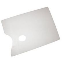 Jakar Large Rectangular Flat White Plastic Palette