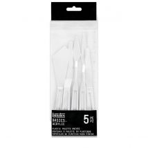 Liquitex Basics Set of 5 Plastic Palette Knives