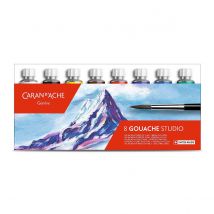 Caran D&#039;Ache Gouache Plastic Box X8 10Ml Tubes