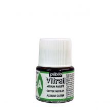 Pebeo Vitrail Glass Paint Glitter Medium - 45ml