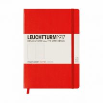 Leuchtturm1917 Hardback Medium Notebook Dotted Paper A5 Red