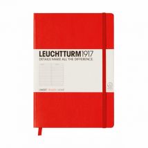 Leuchtturm1917 Medium Ruled Notebook Red