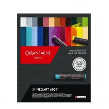 Caran d&#039;Ache Neoart 6901 Wax Oil Pastel Set of 24