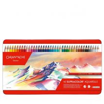 Caran d&#039;Ache Supracolor Soft Artist Pencil Tin of 40 Pencils