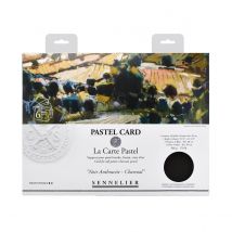 Sennelier La Carte Pastel 6 Sheet Packs 30cm X 40cm - Charcoal