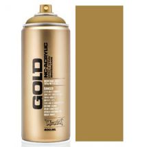 Montana GOLD Acrylic Spray Paint 400ml Matt Gold M3010