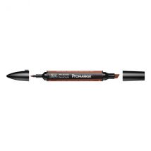Winsor &amp; Newton Twin Tip ProMarker Pen Burnt Umber