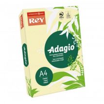 Rey Adagio 80gsm Pastel Colour Paper Ream of 500 Sheets A4 - Pastel Canary Yellow