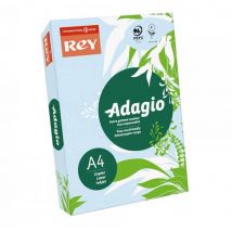 Rey Adagio 80gsm Pastel Colour Paper Ream of 500 Sheets A4 - Pastel Blue