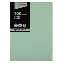 Ryman Adagio Copier Paper A4 80gsm Pack of 100 - Bright Green
