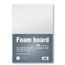 Cathedral Foam Board A3 5mm Recyclable Pack Of 5 White
