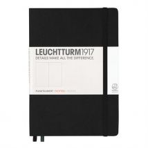 LEUCHTTURM1917 Hardcover A5 Notebook Black - Dotted