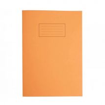 Silvine Exercise Book A4 80pg 5mm Squared 75gsm Orange