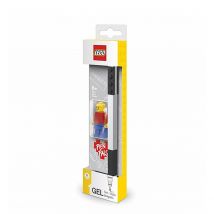 Lego Official Black Gel Pen With Minifigure Set
