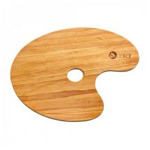 Jakar Wooden Palette Oiled Oval Walnut 24cm x 35cm 6635