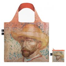 LOQI Shopping Bag - Vincent Van Gogh - Self-Portrait with Straw Hat (1887)
