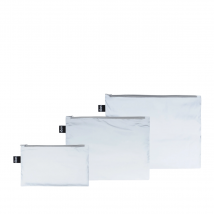 LOQI Silver Reflective Zip Pockets