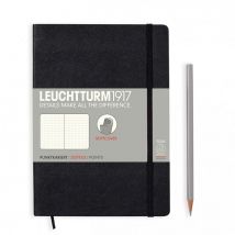 Leuchtturm1917 Softcover Medium Dotted Notebook - Black