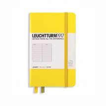 Leuchtturm1917 Hardback Pocket Notebook Ruled Paper A6 Yellow