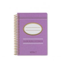 Midori Colour Paper Notebook A7 - Purple
