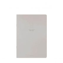 Midori Soft Color Notebook - A5 - Dot Grid - Grey