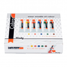 Cobra Study Water Mixable Oils Set of 6 x 20ml