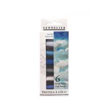 Sennelier Soft Pastel Half Stick Set of 6 - Summer Sky