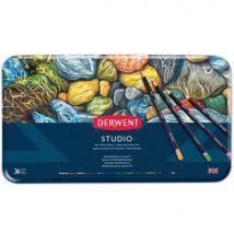 Derwent Studio Colour Pencil Tin Set of 36