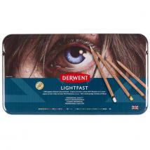 Derwent Lightfast Oil-based Colouring Pencils Tin of 72