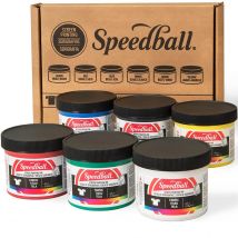 Speedball Fabric Screenprinting Starter Set 6 x 120ml