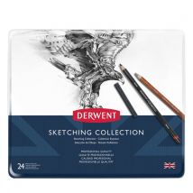 Derwent Sketching Pencil Collection Tin of 24