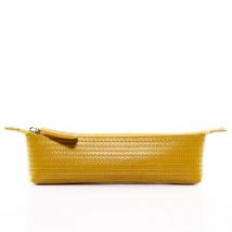 Elvis &amp; Kresse Pencil Case Yellow Handmade Fire Hose