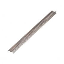 Maun Steady Safety Ruler Metal 30cm