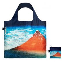 LOQI Shopping Bag - Katsushika Hokusai Red Fuji, Mountains in Clear Weather (1831)